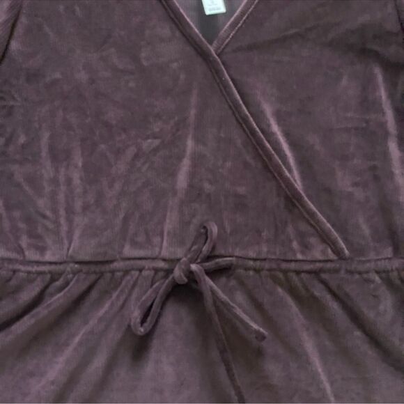 Madewell corduroy tie front faux wrap top size L - Picture 9 of 10